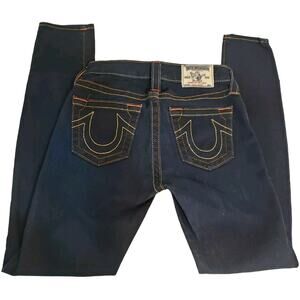 true religion jeans women size 25 skinny dark blue